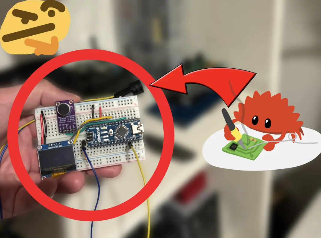 I put Rust in what??????? Includes art from Barnaby Walters (<a href=https://waterpigs.co.uk/notes/5UrMgn>https://waterpigs.co.uk</a>)